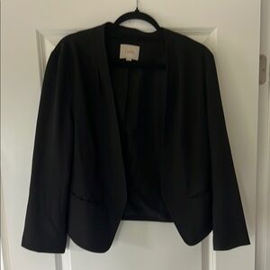 LOFT Black Tailored Blazer Professional Suit Jacket